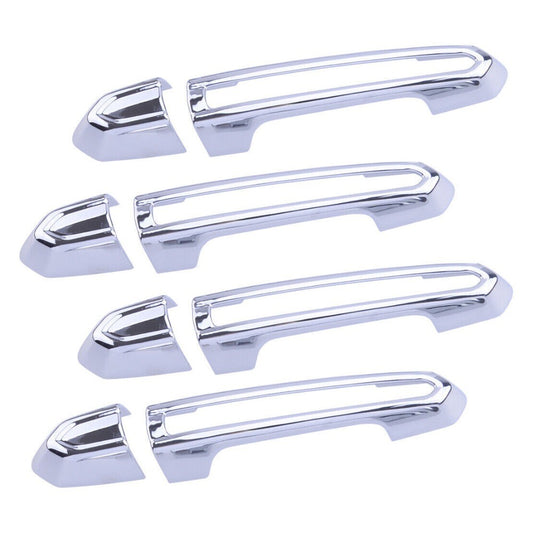 8x Chrome Door Handle Cover Trim for Cadillac ATS XTS CT6 XT4 XT5 XT6 2013+ New n