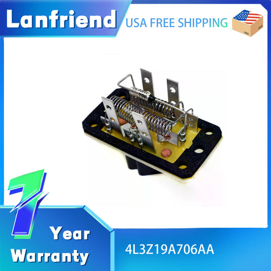 4L3Z19A706AA Blower Motor Resistor Fit for Ford F250 F350 F150 Super Duty 1997-2004