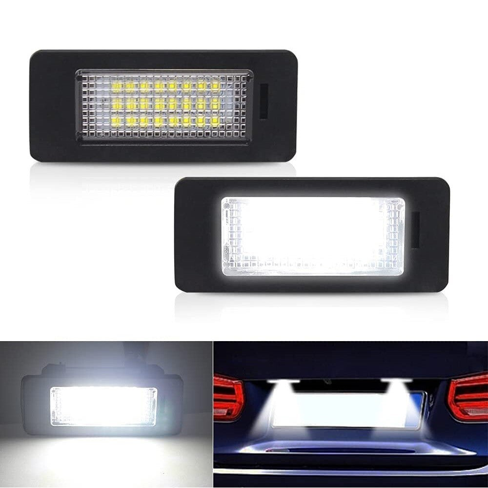 LED license plate label lights for E39, E60, E70, E82, E90, E92, F10. n