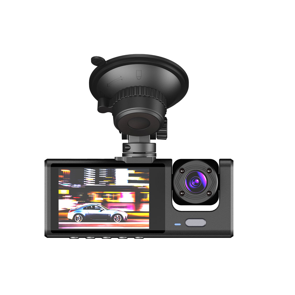 3 Lens Dash Cam Front Inside Rear Camera Full HD Dash Camera G-senor for Cars