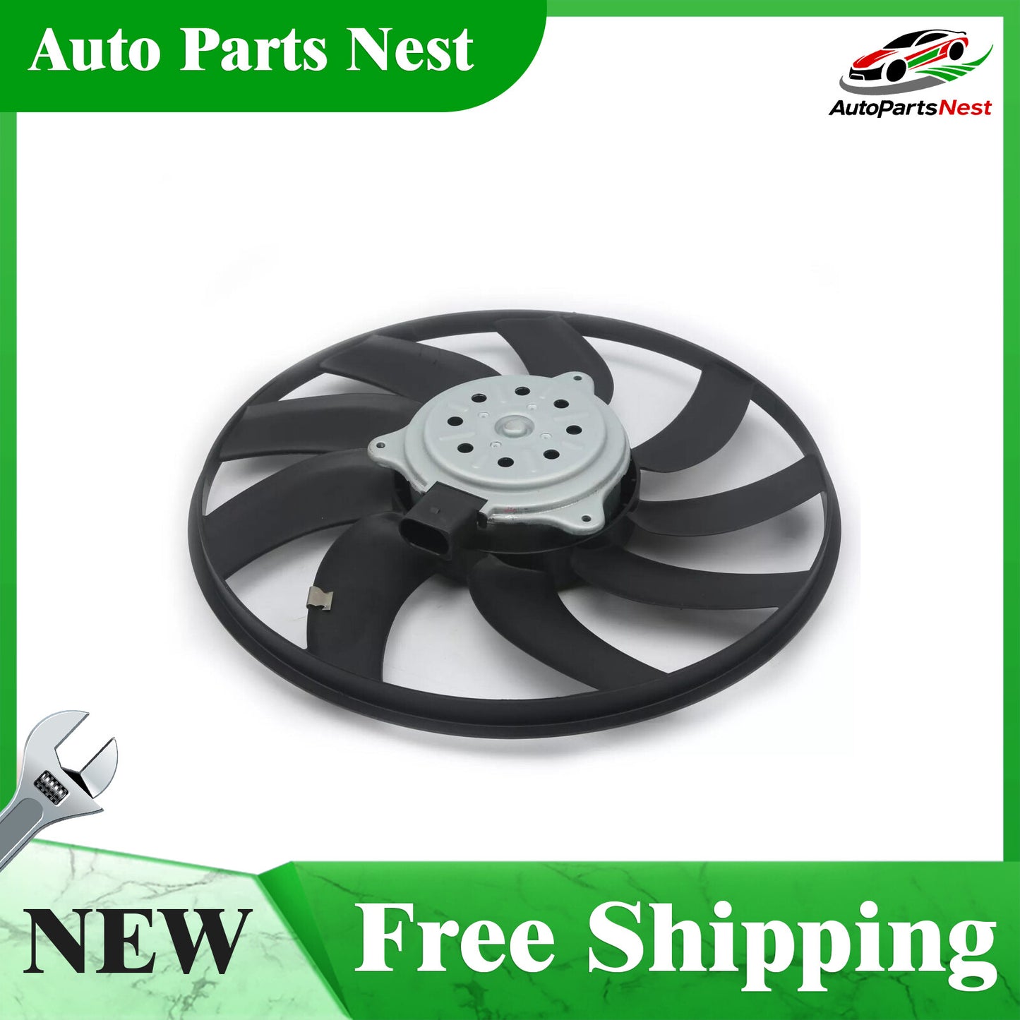 2x Cooling Fan Motor Set Fit for Audi for A4 S4 for A5 Q5 Quattro for Porsche 8K0959455F?/ G Q