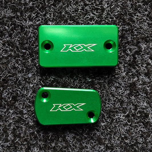 CNC Front Rear Brake Reservoir Cover for KAWASAKI KX 250 KX 450F KX 125 KX 250F Q