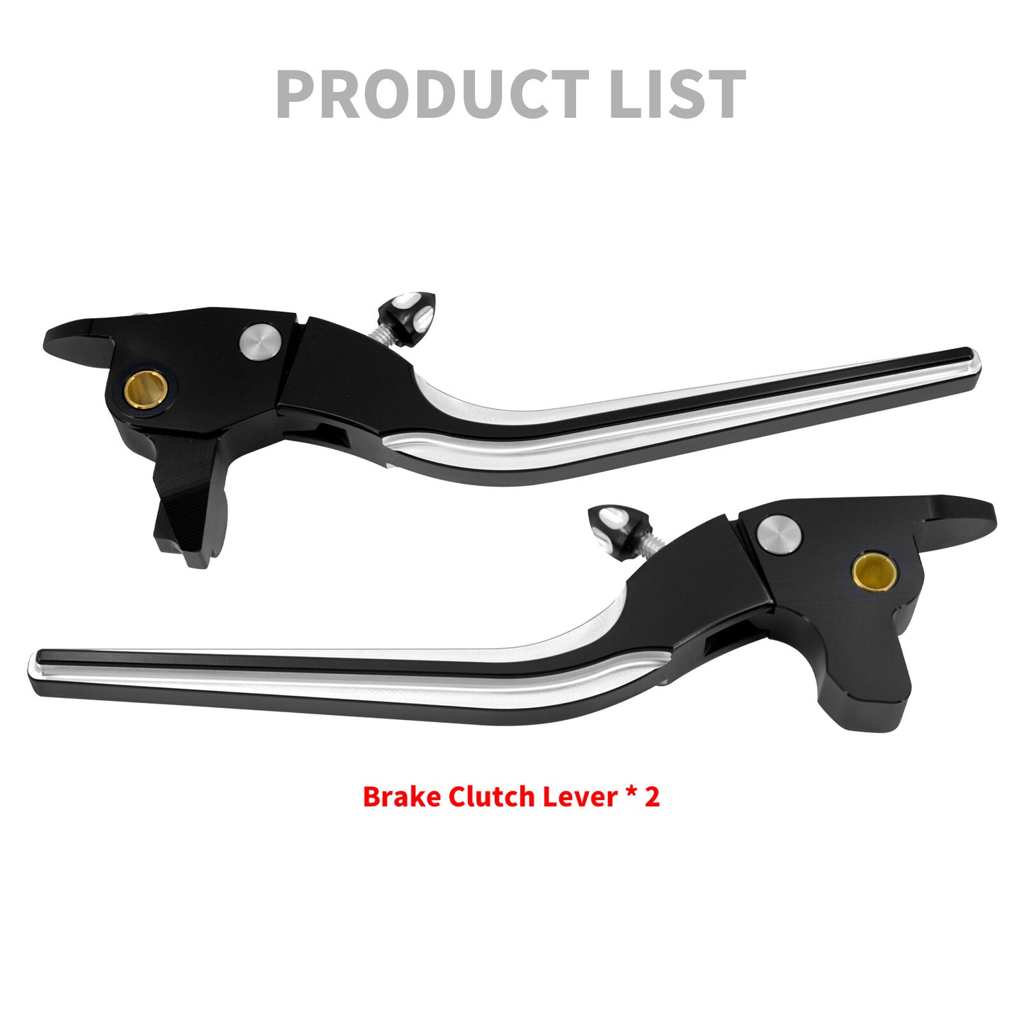 Black Brake Clutch Levers for Harley Touring Street Electra Road Glide 2017-2020 Q