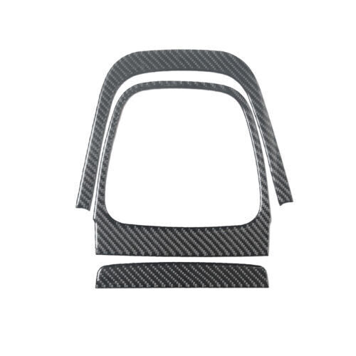 3-Piece Carbon Fiber Interior Dashboard Storage Cover for Sonic 2012-2016 n