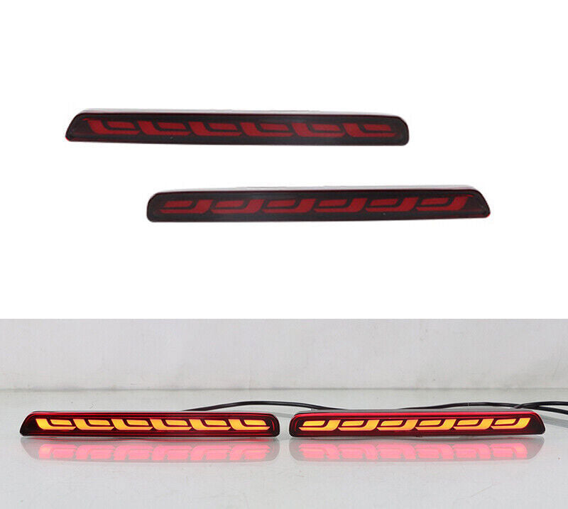 2024 for Honda CRV CR-V LED Brake Light Red Lens Rear Bumper Fog Lamp 2PCS B n