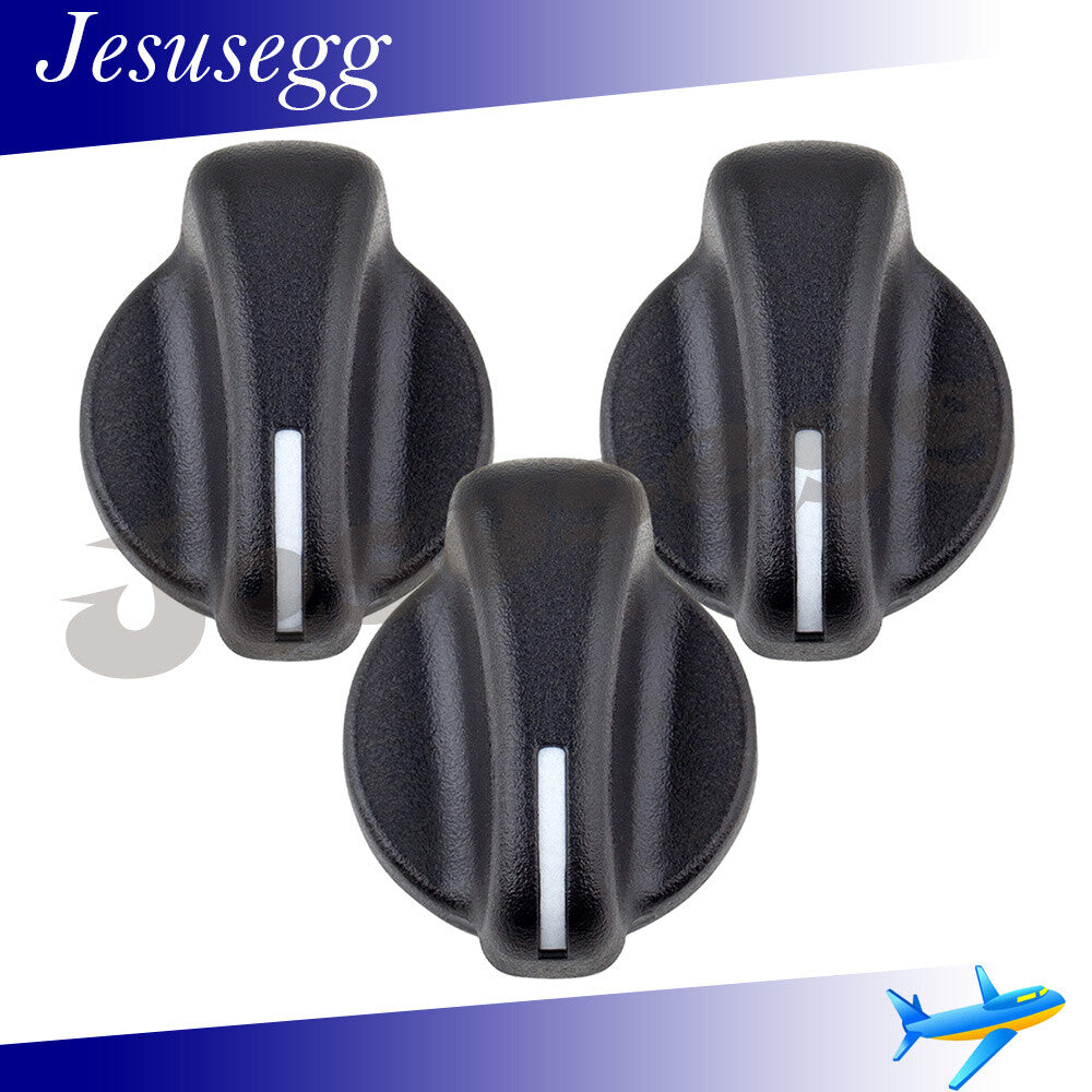 for Jeep for Wrangler TJ 99-06 5011218AA Heater A/C Blower Fan Speed Control Knob 3x Q