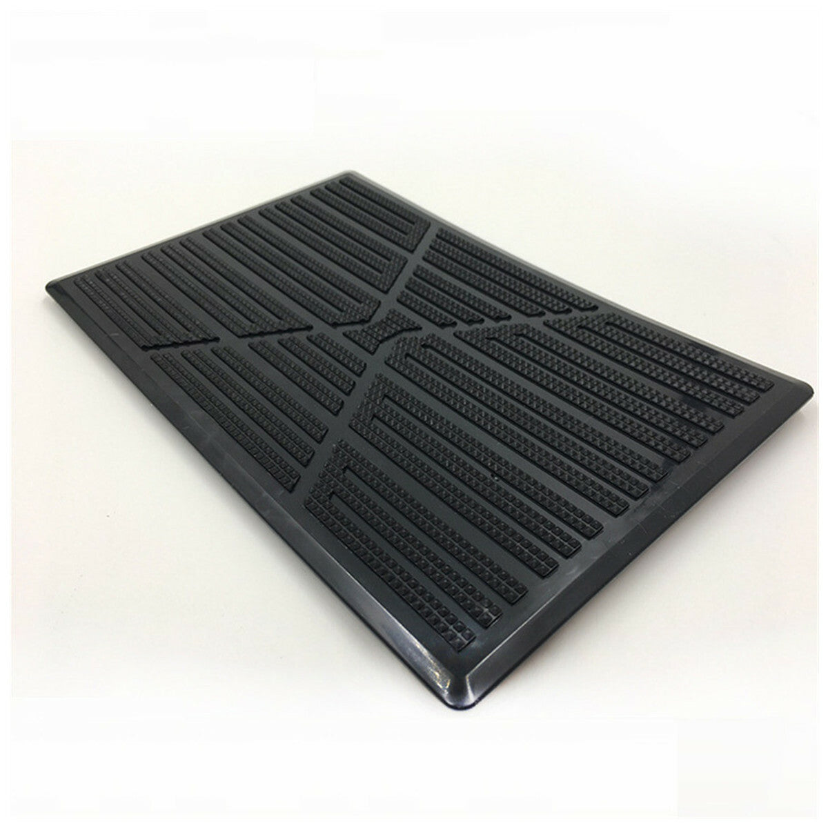 Car Floor Carpet Mat Patch Foot Heel Plate Pedal Pad Comfort Accessories Black Q