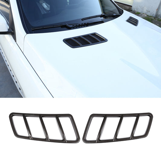 2-Piece Carbon Fiber Car Hood Vent Cover for GLE, GLS, ML, GL- n