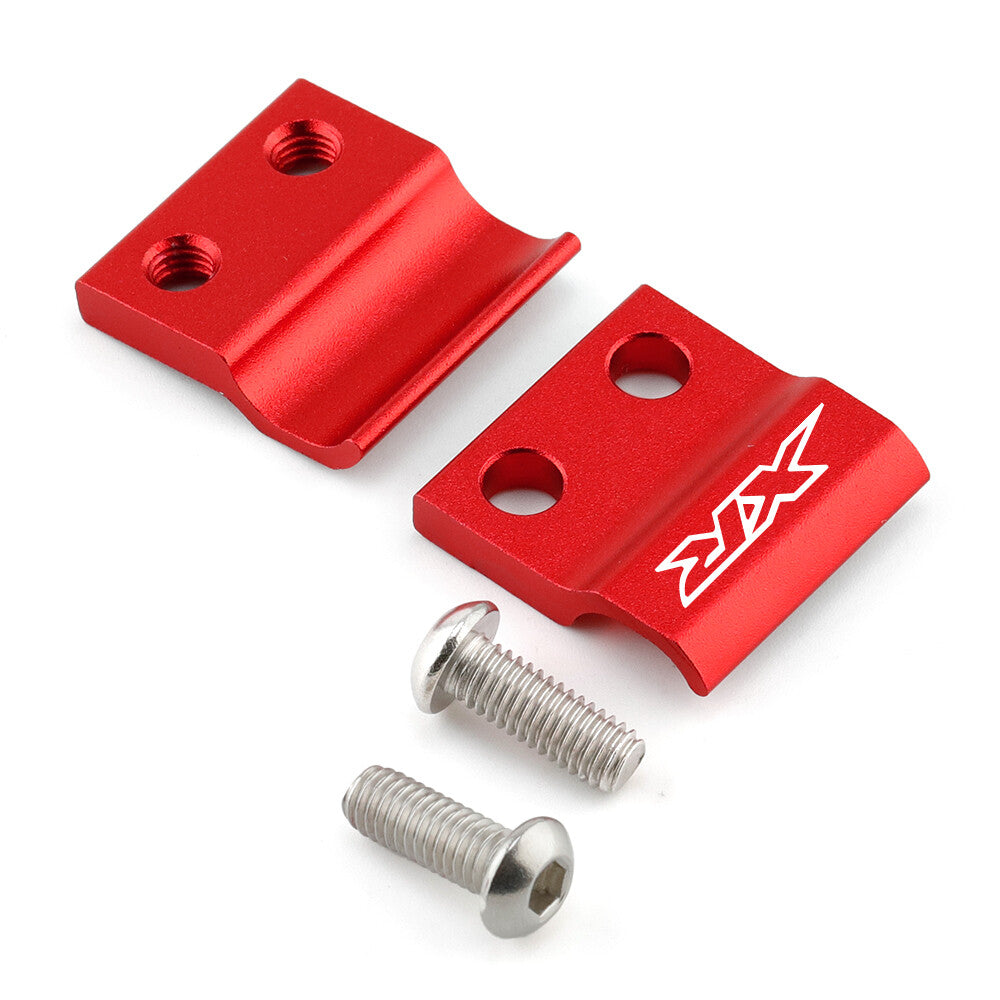 XR LOGO Front Rear Brake Hose Guide Clamp for HONDA XR400R 1996-2004 XR250R Q