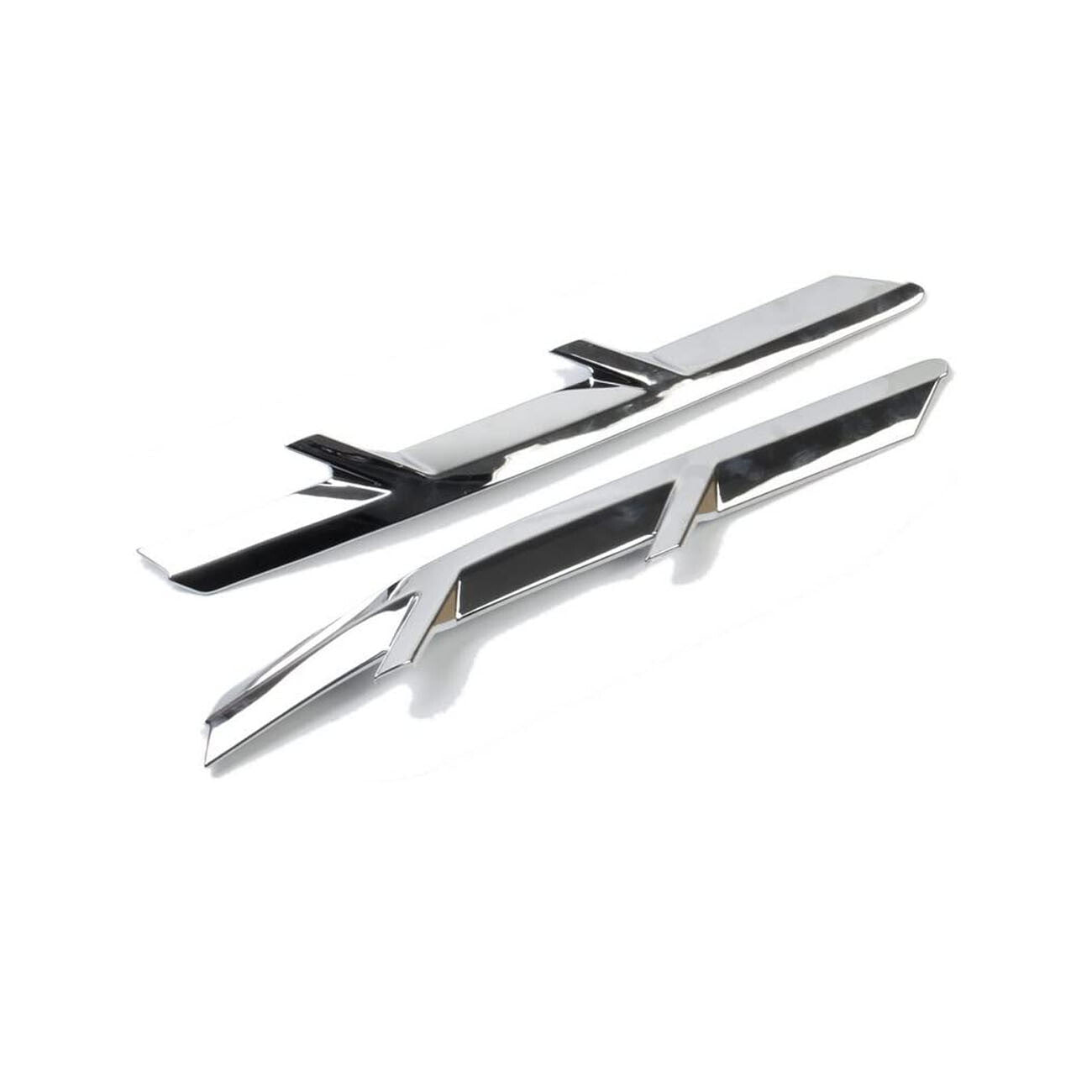 ?Chrome Front Body Side Air Vent Trim Cover for Chevrolet for Corvette C7 2014-2019