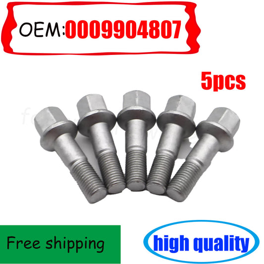 5 pieces of 0009904807 are suitable for C124 W124 W201 car wheel lug bolts M12X1.5. n