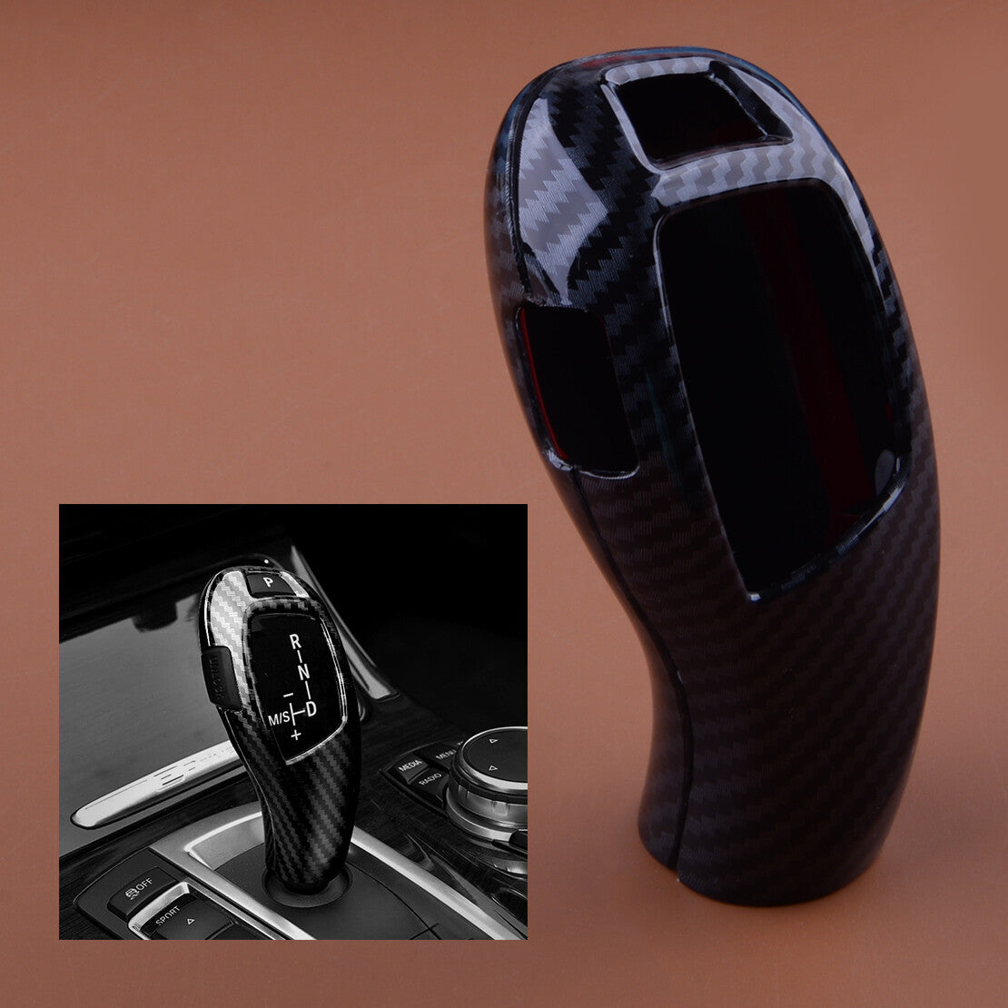 Interior Gear Shift Knob Cover Trim Decor fit for BMW 5 E60 X5 E70 X6 E71 New Q