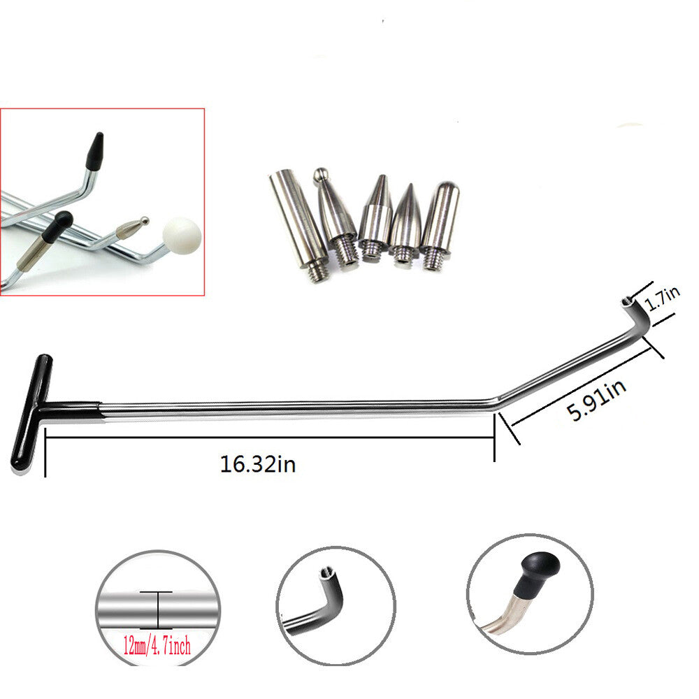 Paintless dent repair tool pdr Dent removal tool Bullet tip Stainless steel v