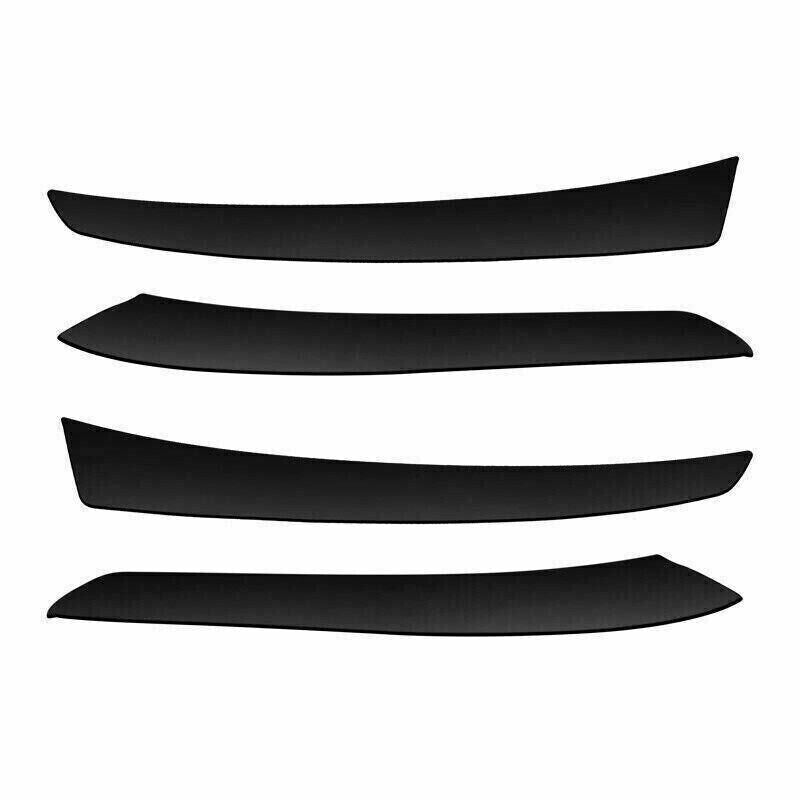 For Highlander 2017-2019 Black Rear Tail Light Lamp Eyebrow Cover Trim B n