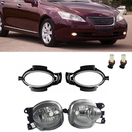 1 Set LED Fog lights Fog Light Cover Frame for Lexus ES350 ES240 GSV40 2006-2009 v