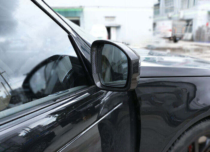 for Range Rover L405 2013-22 Carbon Fiber Rear View Side Mirror Eyebrow Trim 2P