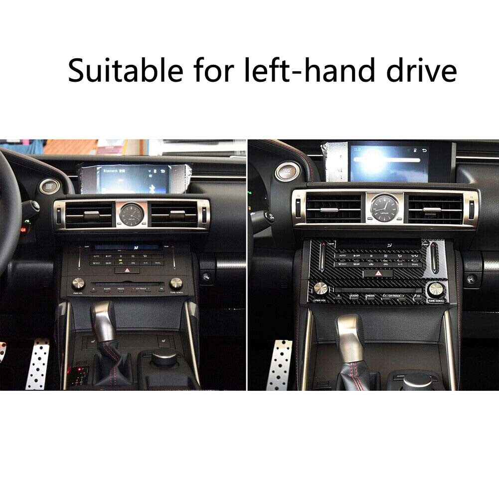 Carbon Fiber Indoor Center Control AC Cover Trim for LEXUS IS250 IS300 IS350