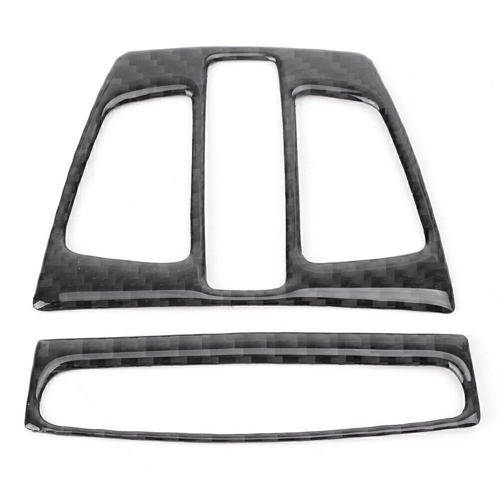 Carbon Fiber Interior Front Reading Lights Lamp Cover Trim for BMW X1 X5 X6 F30