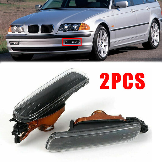 1Pair for BMW E46 323i 1999-2001 Front Fog Light Bumper Without bulbs Right+Left