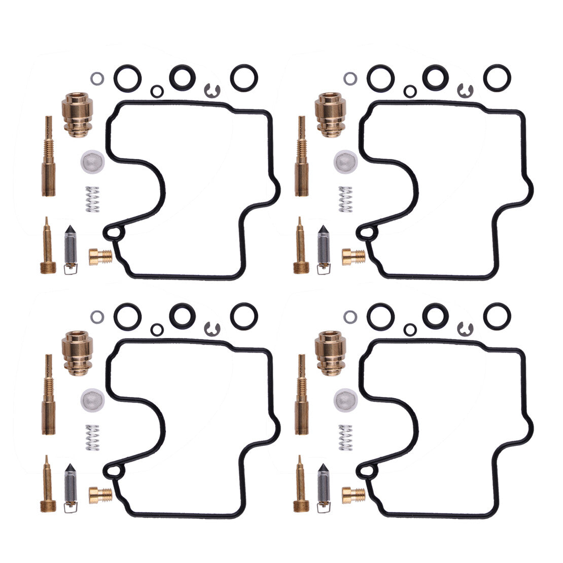 4x Carb Carburetor Repair Kit Fit For ZX600 ZX6R 2000 2001 2002 v