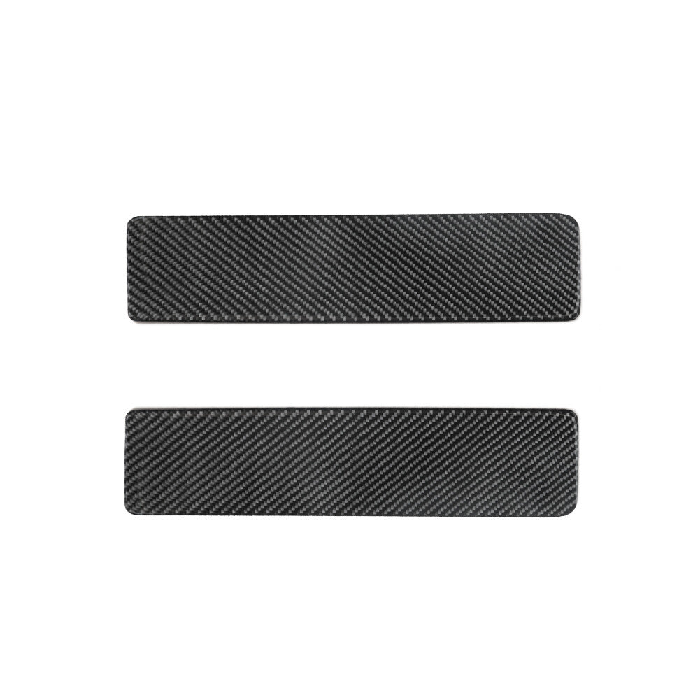 Red 2Pcs Center Control Trim Cover Decor Carbon Fiber For Quest 2004-2006 v