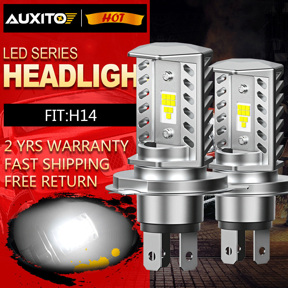 AUXITO H4 CSP LED 6500K White mold/Buddha's bromide white mold large blue mold Q