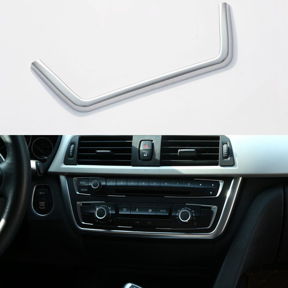 Chrome Dashboard Console Cover Trim for BMW 3 4 Series F30 F31 F32 F34 2013-2019