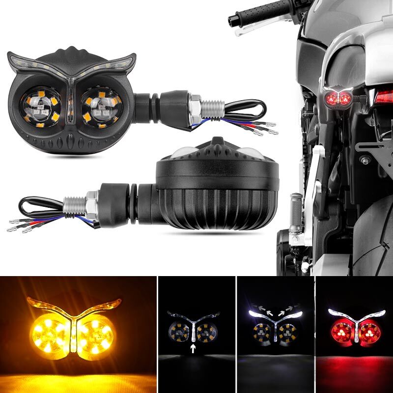 2PCS Work Light Bar Spot Pods Fog Lamp 10MM Headlight Owel LED Driving Truck ATV