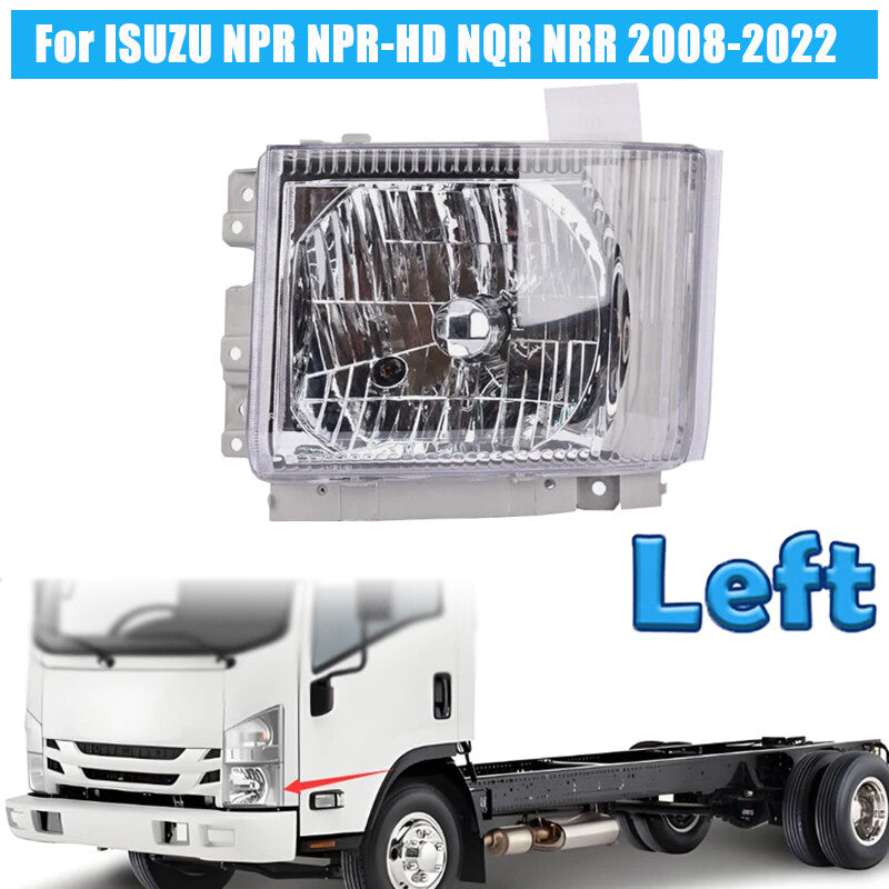 Left Headlight Fog Lamp Turn Signal light for ISUZU NPR NPR-HD NQR NRR 2008-2022