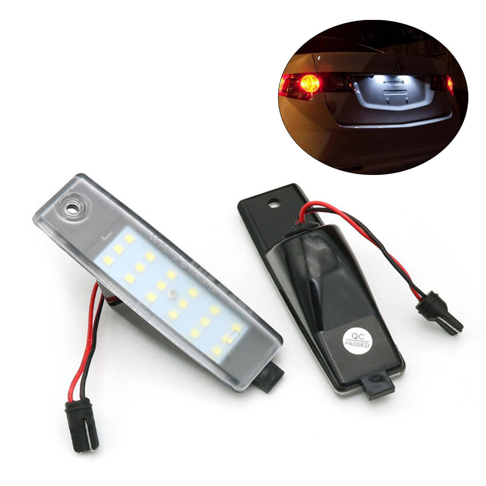 2Pcs Rear LED Number License Plate Light Lamp White Bulbs for TOYOTA for LEXUS for SCION