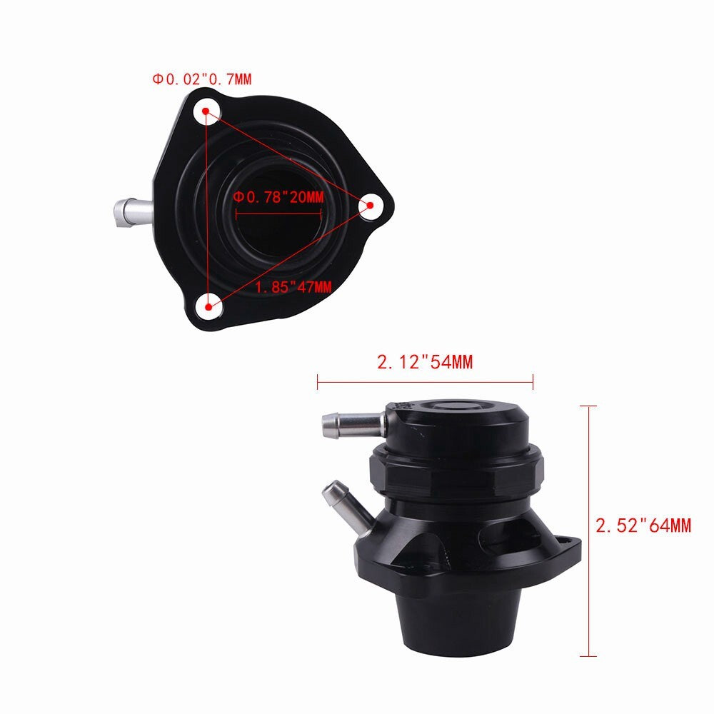 Blow Off Valve Kit Engine Integrated Pressure Relief Valve Kit for BMW N20 2.0T