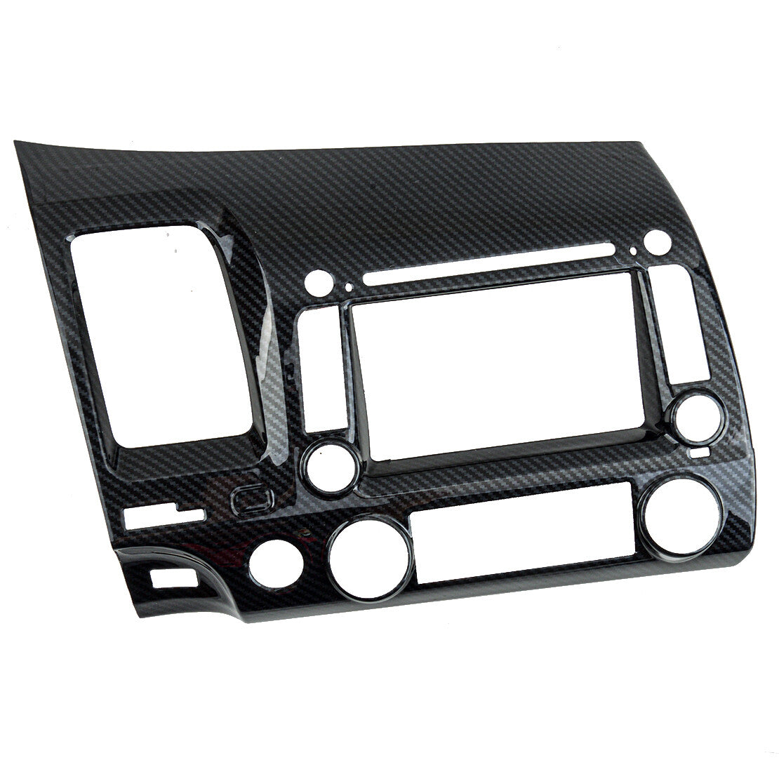 Carbon Fiber Style GPS Navigation Panel Cover Trim Fit for Honda for Civic 2006-2011