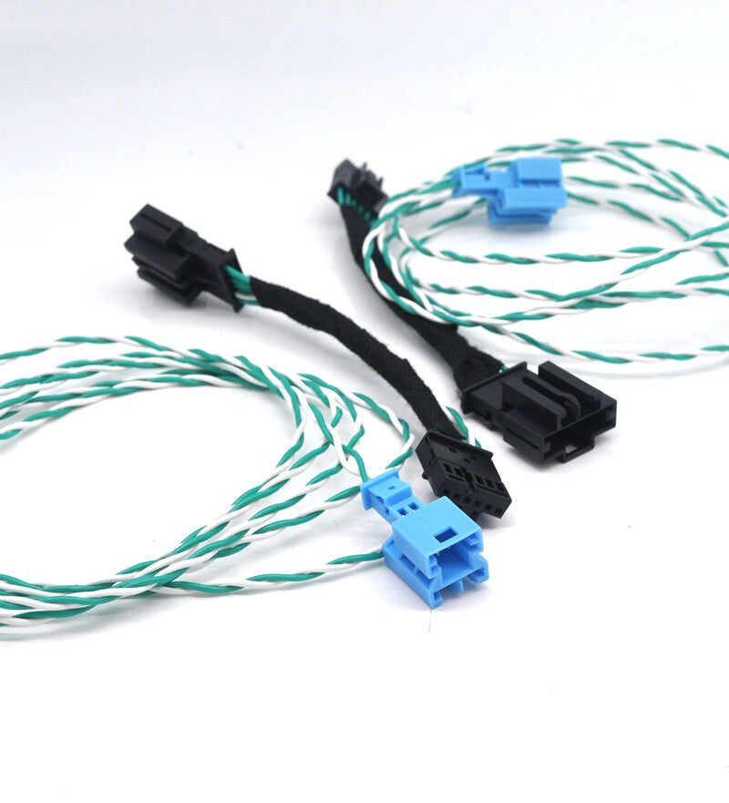 Retrofit LED Illuminated Door Sill courtesy cable footwell for Mercedes CLS C257