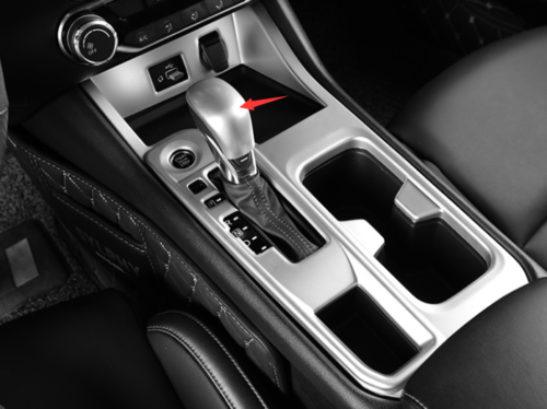 for Nissan Sentra 2020-2022 ABS Matte Silver Gear Shift Shifter Knob Cover Trim