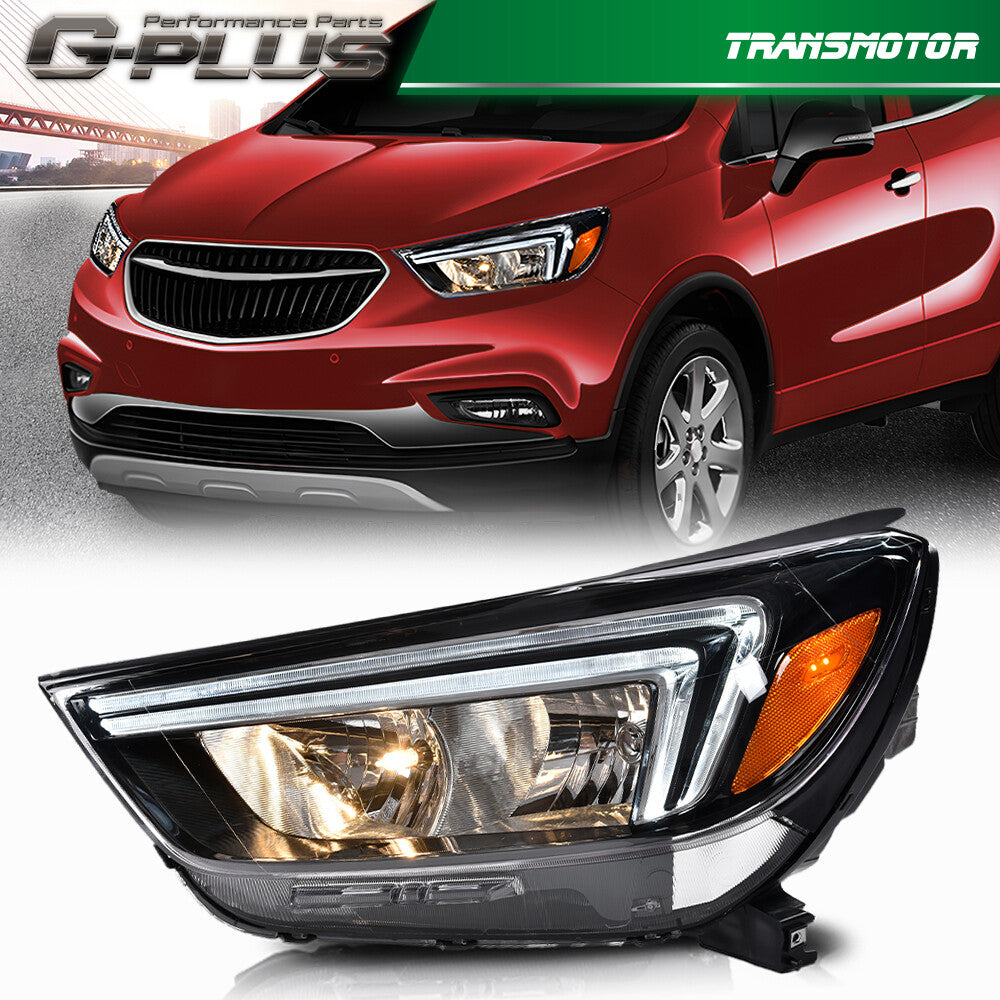 Headlight halogen model LED DRL club side is suitable for Buick Encore 17-22- v