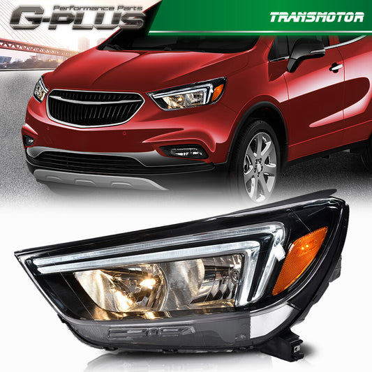 Headlight halogen model LED DRL club side is suitable for Buick Encore 17-22- v