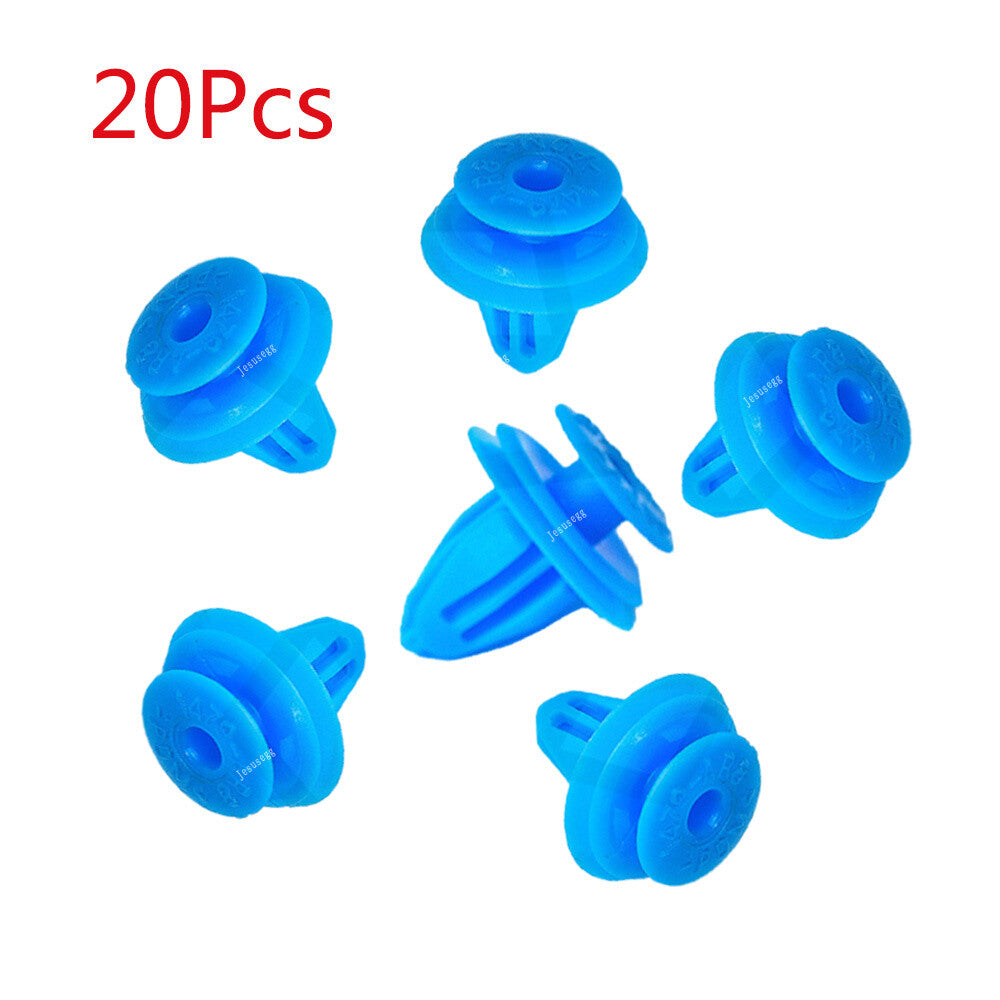 20x Clips for Toyota for Lexus Door Card Fascia Panel Trim Fasteners Blue Plastic Q