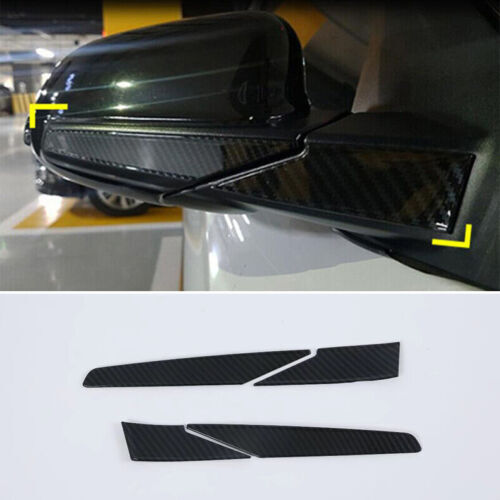 For 2018-21 CHR C-HR for Carbon Fiber Interior Door Handle Bowl Cover Trim 4P v