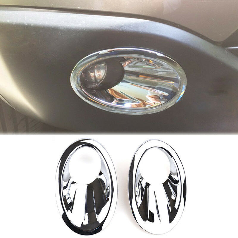 for Nissan qashqai / +2 / dualis j10 2010-2013 chrome front fog light trim cover