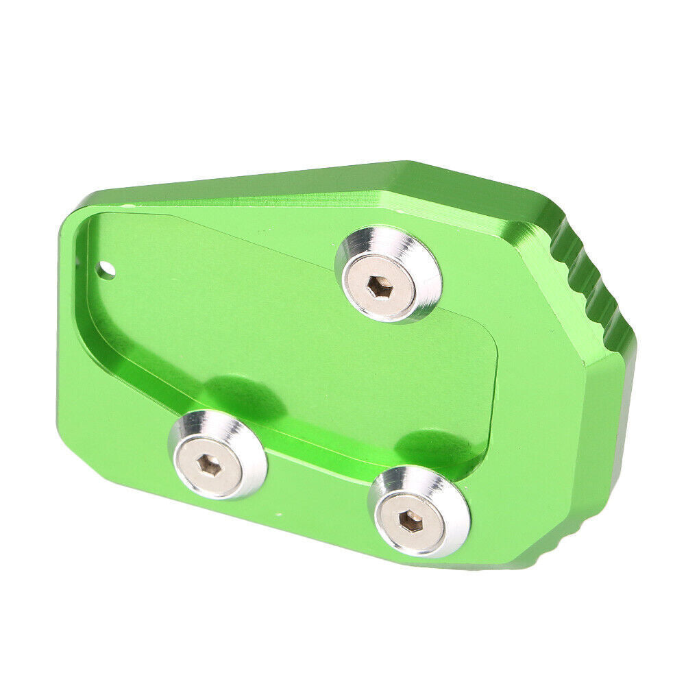 Kickstand Side Foot Stand Extension Plate Pad for Yamaha MT09 2013-2016 Green Q