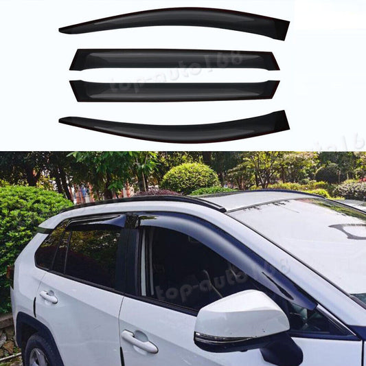 for Toyota RAV4 2019-24 Smoke Window Visor Vent Sun Shade Rain Guard Door Visor