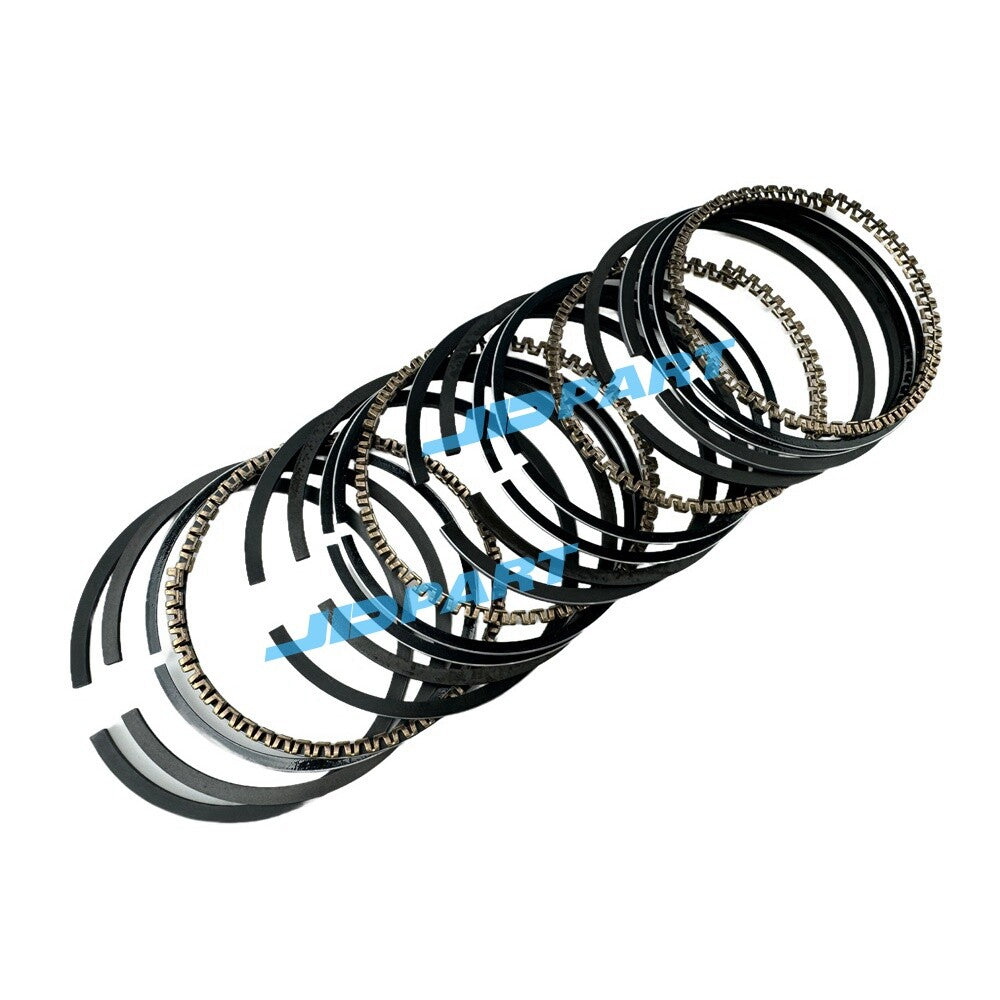 4-piece piston ring set, 80.50 mm, for 12R excavator engine parts.