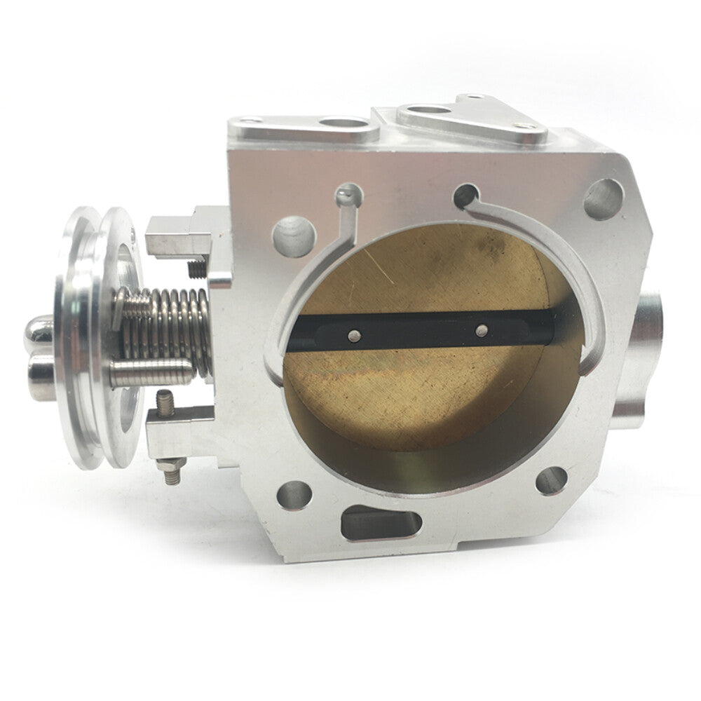 1Ps New 70mm Aluminum CNC High Flow Bolt On Throttle Body Fit EP3 K20 RSX DC5 n