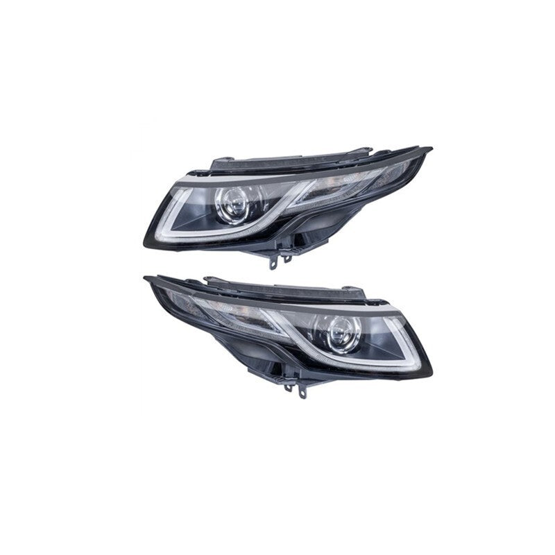 Pair Headlight Assembly for Land Rover for Range Rover Evoque 2016-2019 Front Lamp