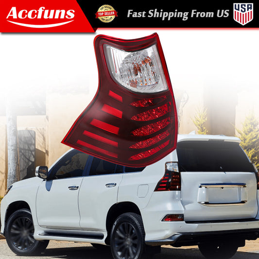 Red taillights for 2017-2021 for Lexus GX460 with Sport Design Package Lights LH/Driver n