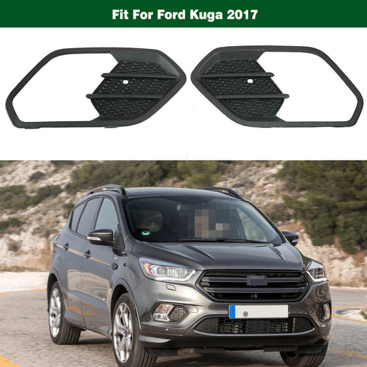 Front Fog Light Lamp Cover Bezels Right Left for Ford Escape Kuga 2017-2019