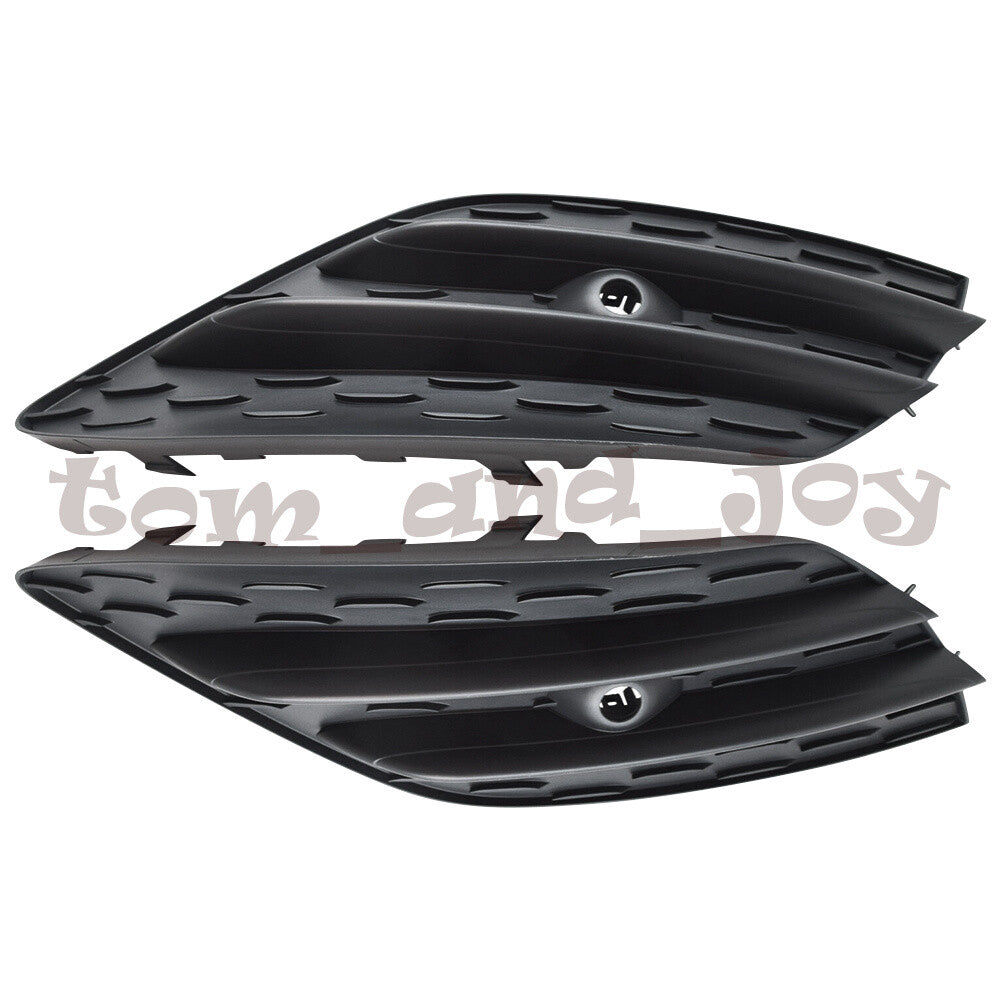 2pcs Right+Left Side Front Bumper Lower Grill Black for Mercedes CLA W118