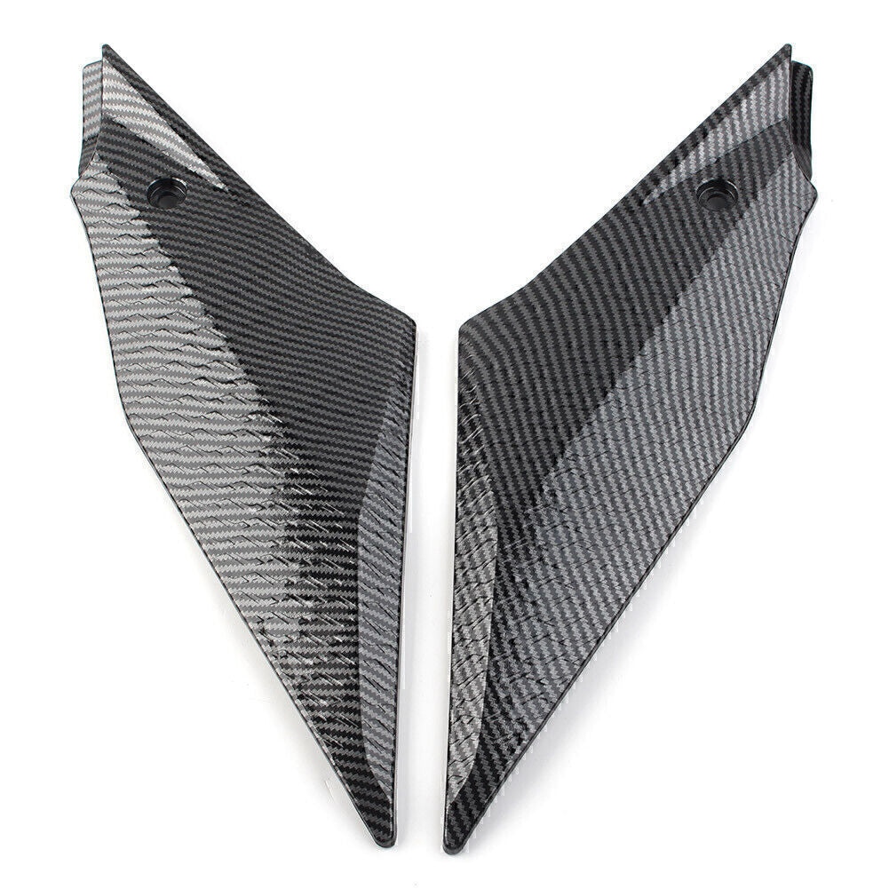 Gas Tank Side Cover Trim Fairing Carbon Fiber Fit for Yamaha YZF R1 R1M R1S 15-2019