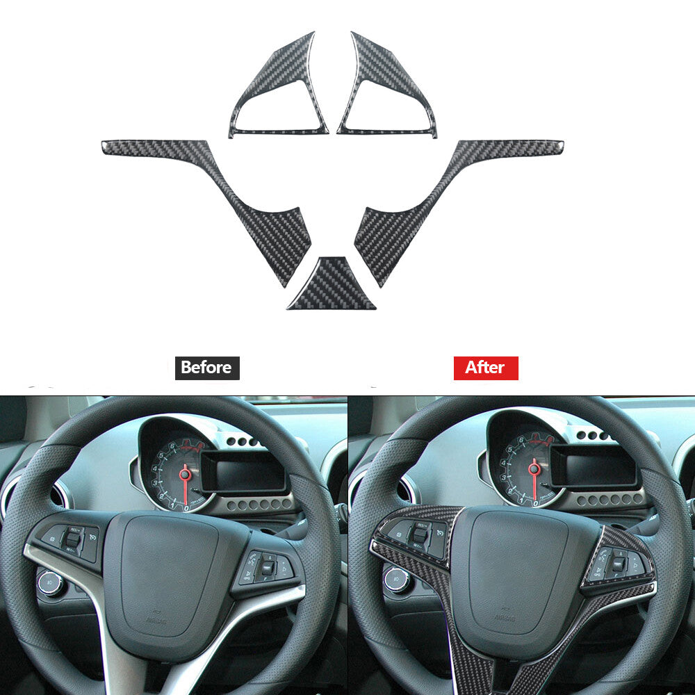 Red Carbon Fiber Rear Door Pull Handle Trim Cover for Camry 2007-2011 v