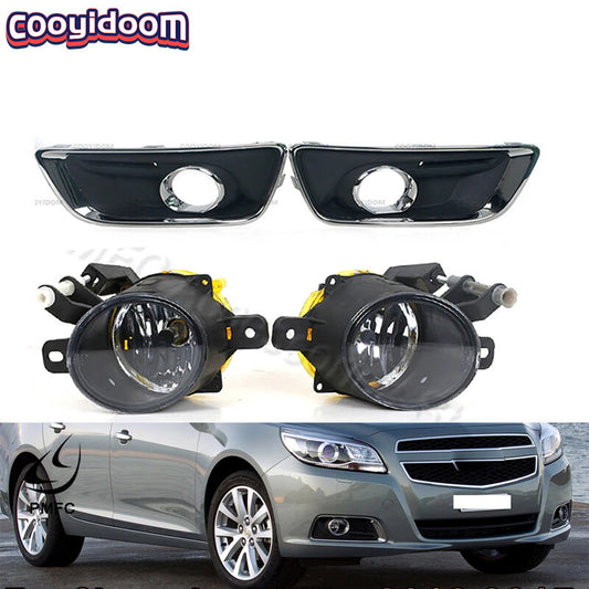 Front bumper, DRL, fog lights, and headlight covers for Chevrolet Malibu 2012-2015